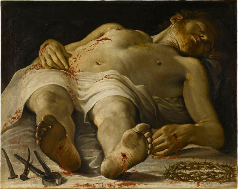 Il Cristo morto - Annibale Carracci