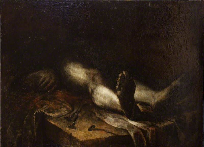 Il Cristo morto - Ludovico Carracci