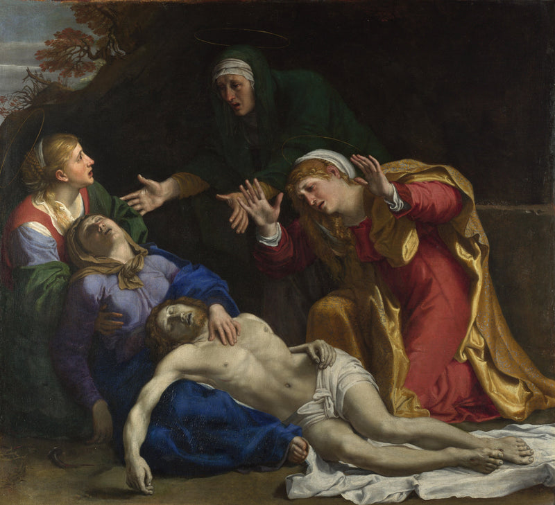 Il Cristo morto pianto (« Le Tre Marie ») - Annibale Carracci