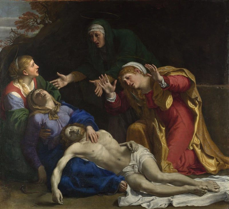 Il Cristo morto pianto (« Le Tre Marie ») - Annibale Carracci