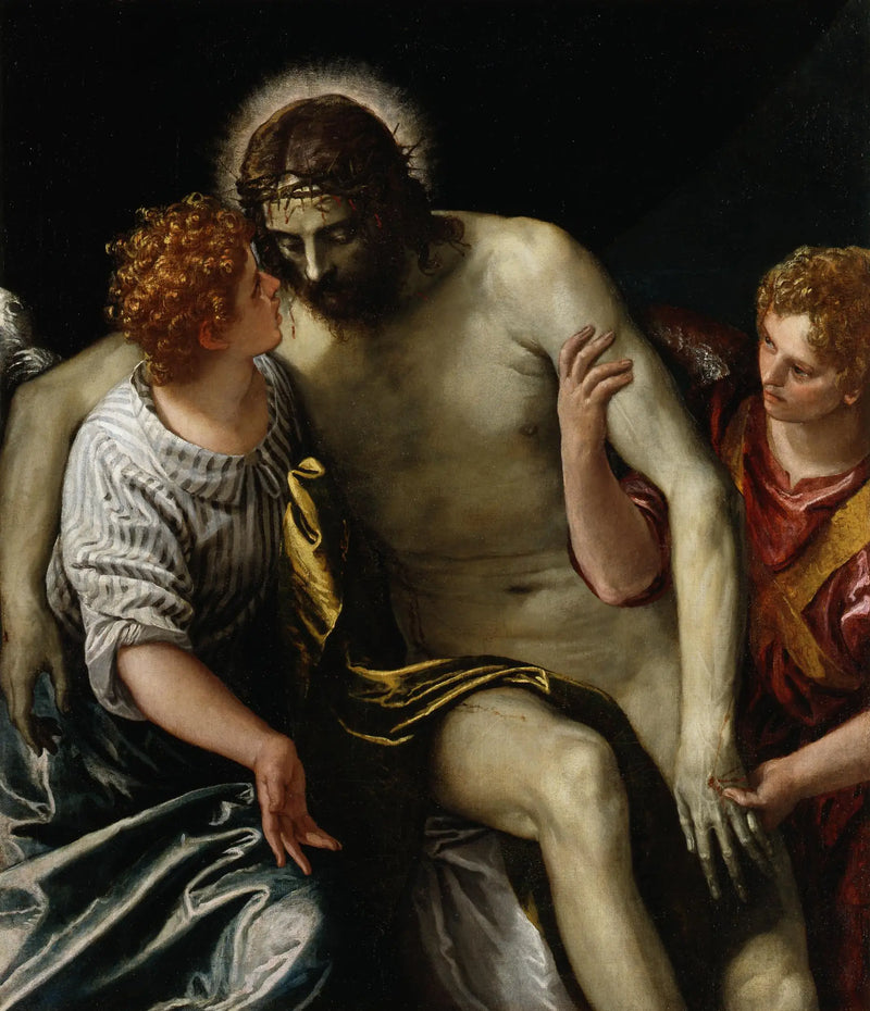 Il Cristo morto sostenuto da due angeli - Paolo Veronese