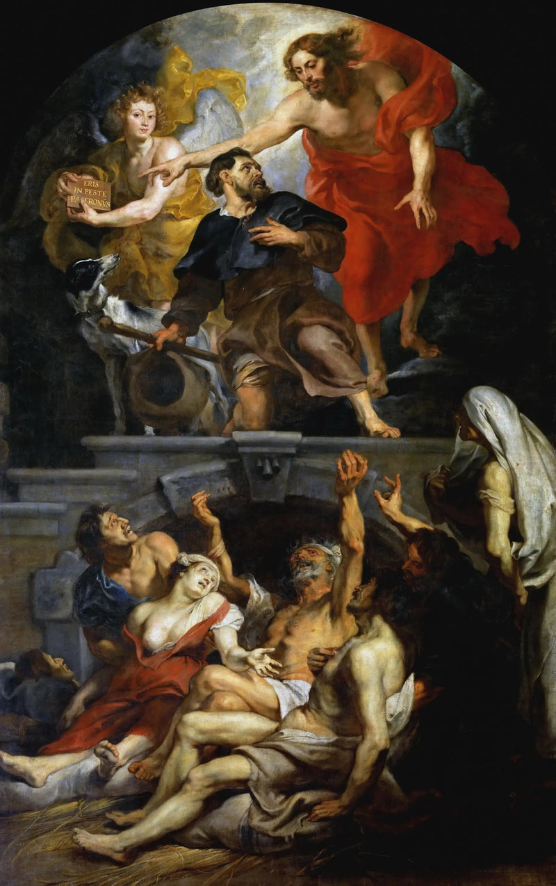 Il Cristo nomina san Rocco patrono dei pestilenti - Peter Paul Rubens