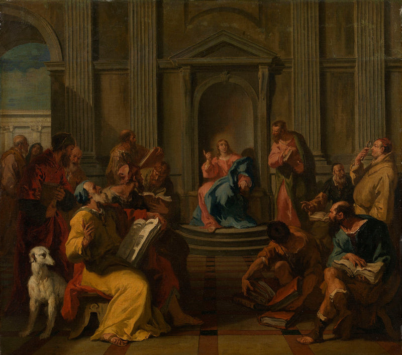 Il Cristo tra i dottori del Tempio - Sebastiano Ricci