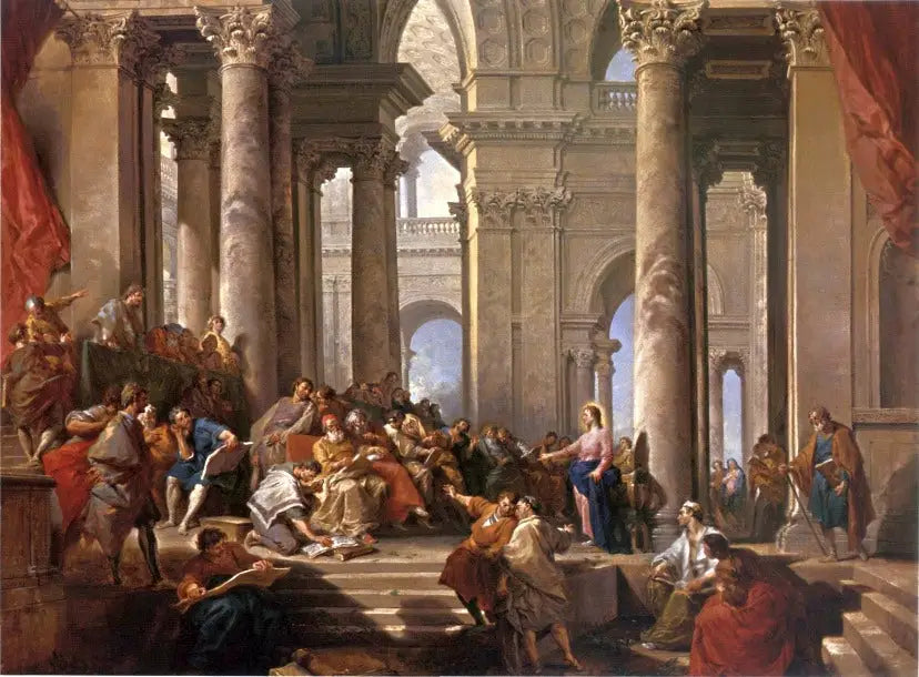 Le Christ parmi les docteurs - Giovanni Paolo Panini - Alpha Reproduction