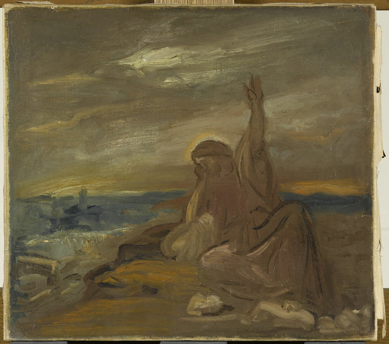 Il Cristo che piange su Gerusalemme - Théodore Chassériau
