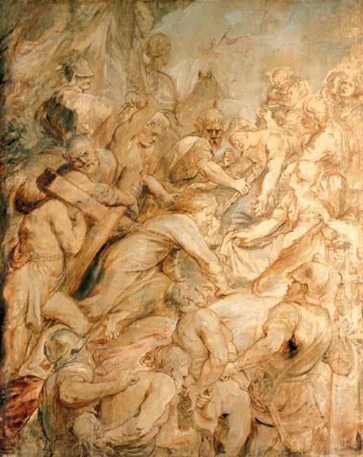 Le Christ portant la croix, 1634-1637 - Peter Paul Rubens image 1 reproduction réalisée par Alpha Reproduction