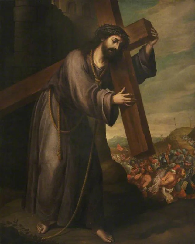 Il Cristo portando la sua croce sul cammino del Calvario - Juan de Valdés Leal
