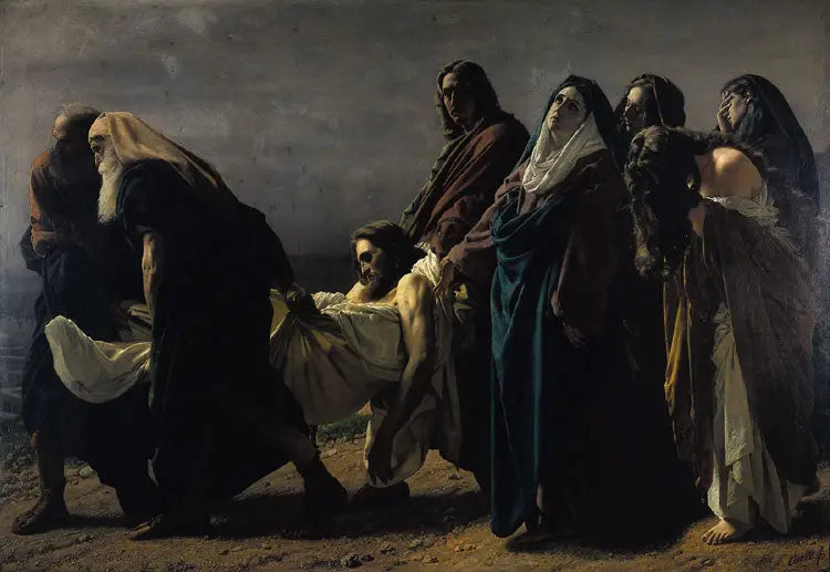 Il Cristo portato al sepolcro - Antonio Ciseri
