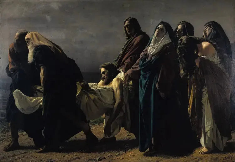Il Cristo portato al sepolcro - Antonio Ciseri