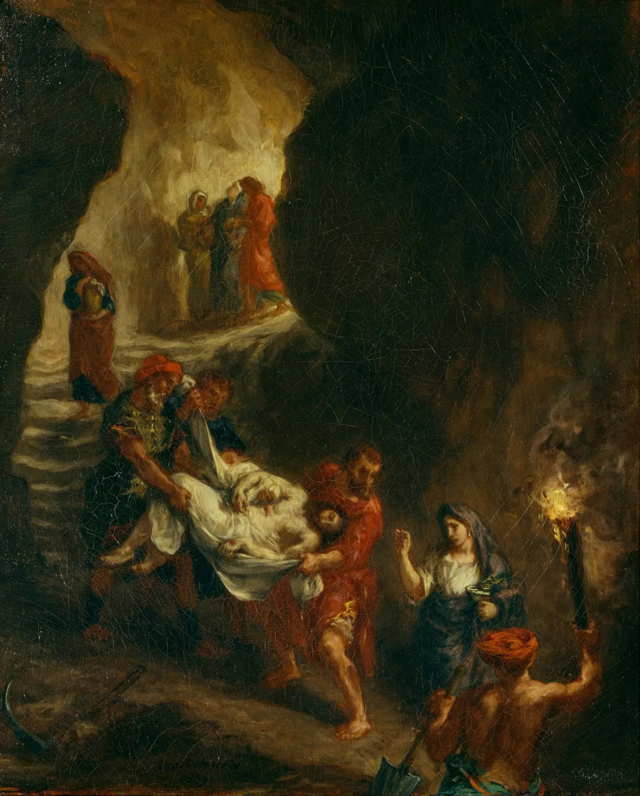 Il Cristo portato al sepolcro - Eugène Delacroix