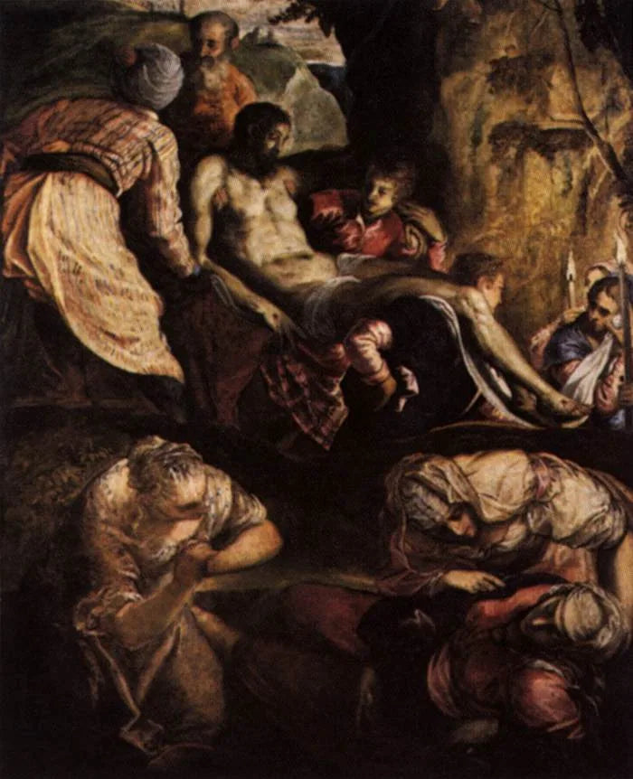 Il Cristo portato al sepolcro - Jacopo Tintoretto