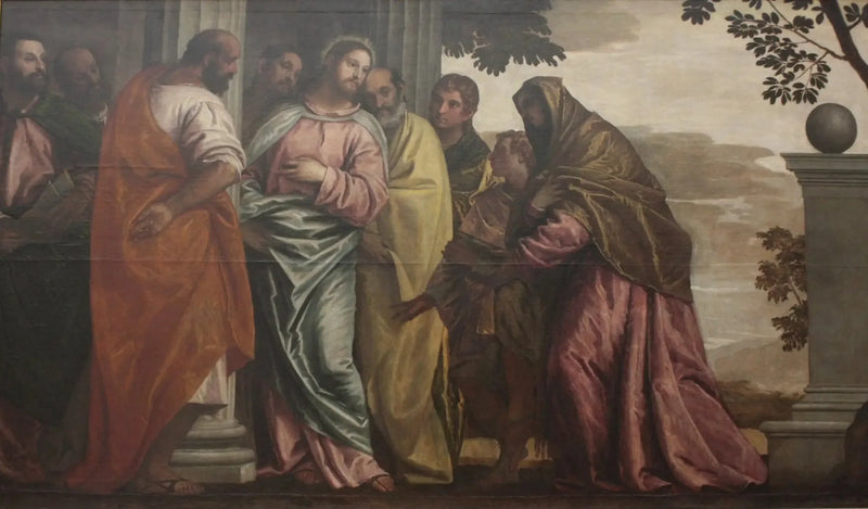 Il Cristo che incontra la donna e i figli di Zebedeo - Paolo Veronese