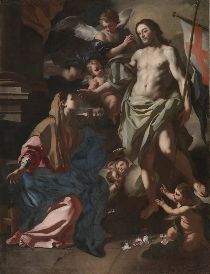 Il Cristo risorto che appare alla Vergine - Francesco Solimena