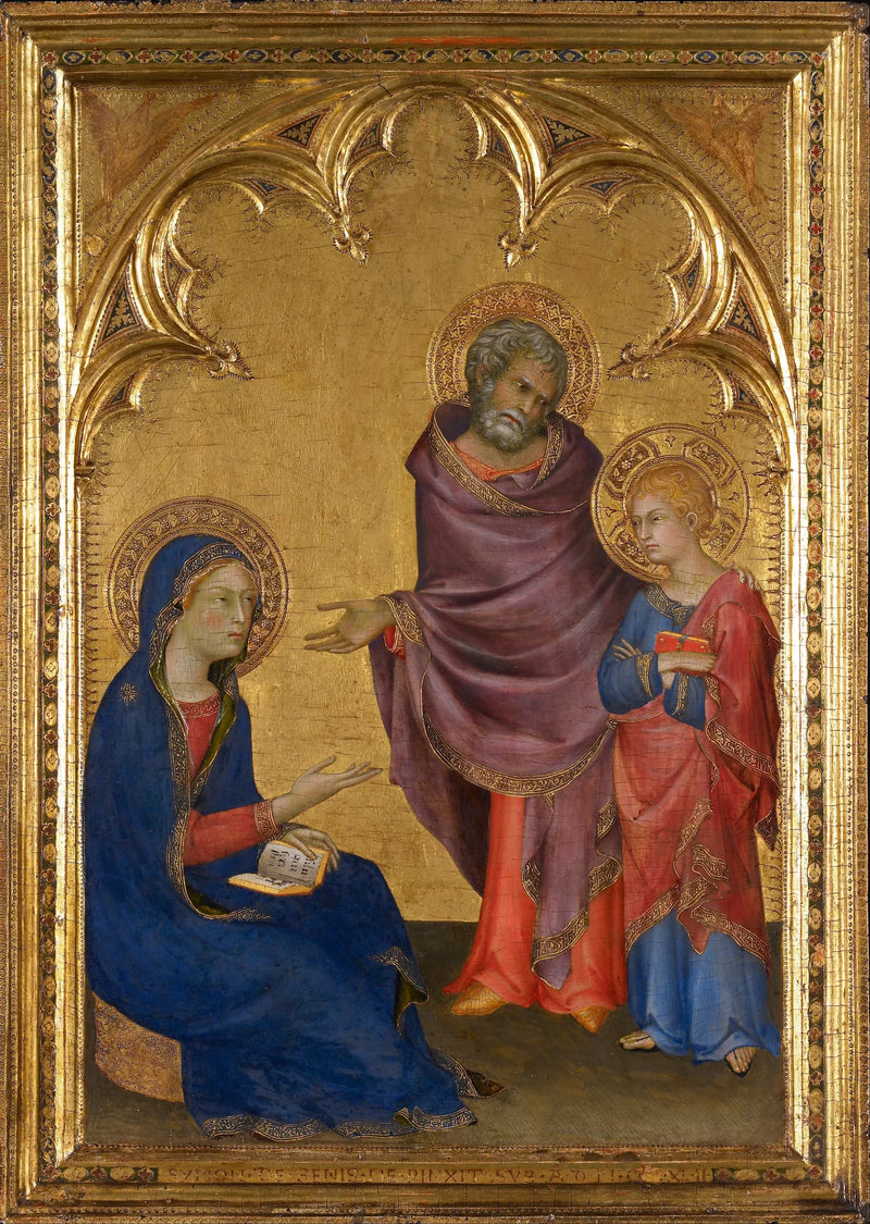 Il Cristo ritrovato al Tempio - Simone Martini