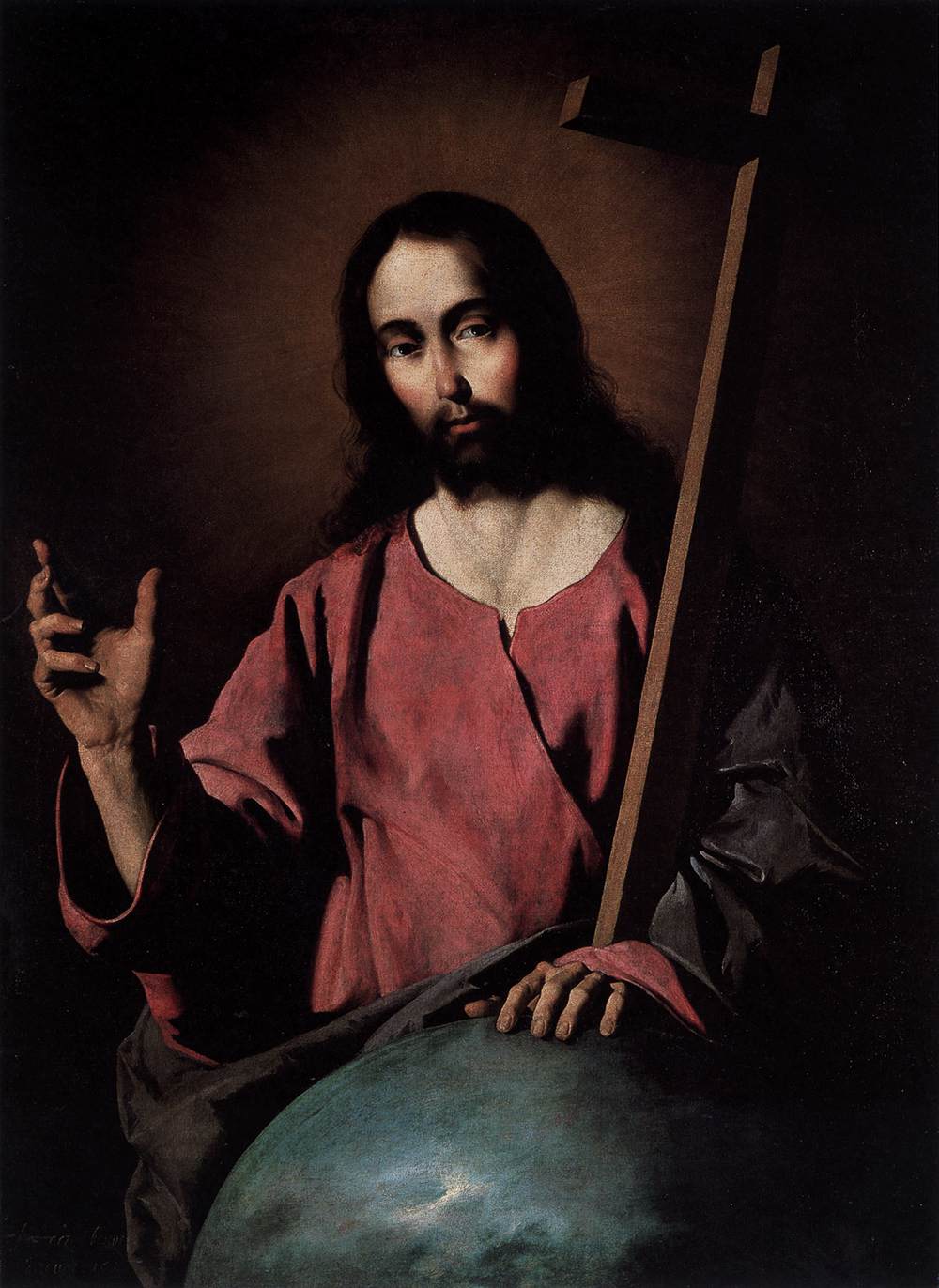 Le Christ Sauveur bénit - Francisco de Zurbarán - Alpha Reproduction
