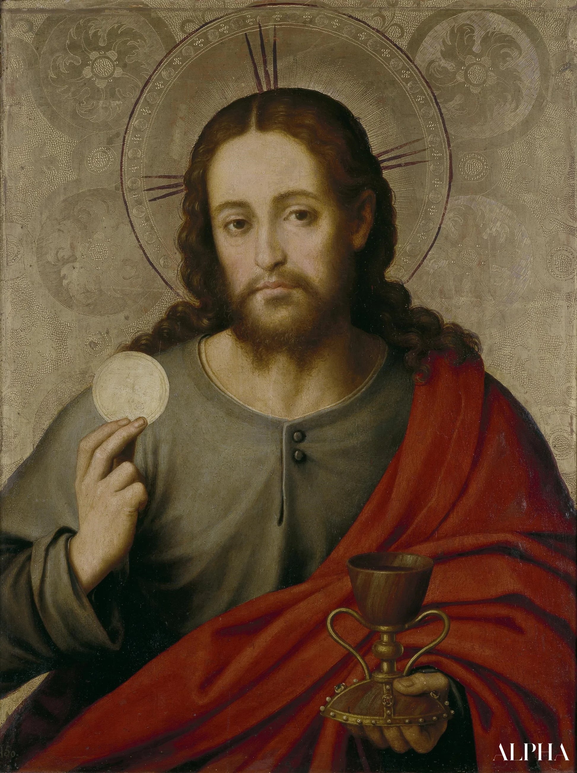 Le Christ Sauveur - Vicente Juan Masip - Reproductions de tableaux et peintures haut de gamme