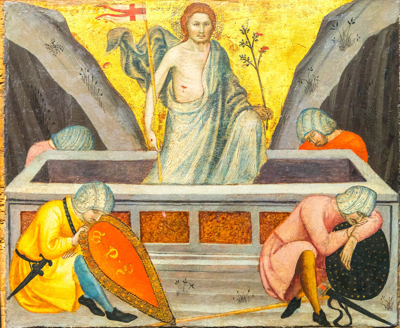 il Cristo che esce dalla tomba - Taddeo di Bartolo