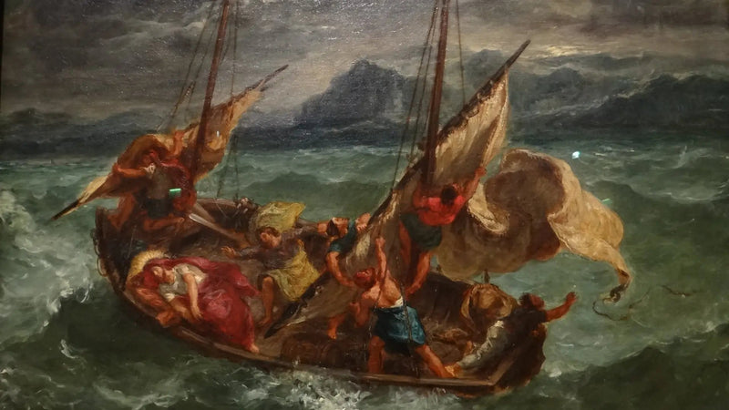 Il Cristo sul lago di Genezareth - Eugène Delacroix