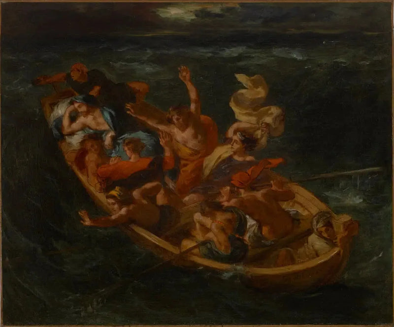 Il Cristo sul lago di Genezareth - Eugène Delacroix