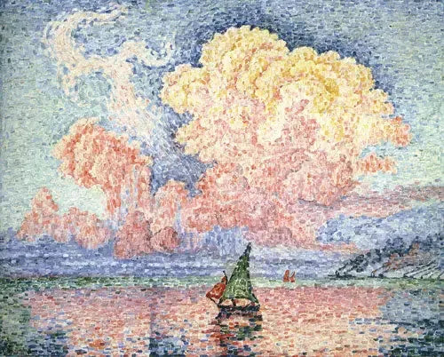 Il cielo rosa, Antibes - Paul Signac