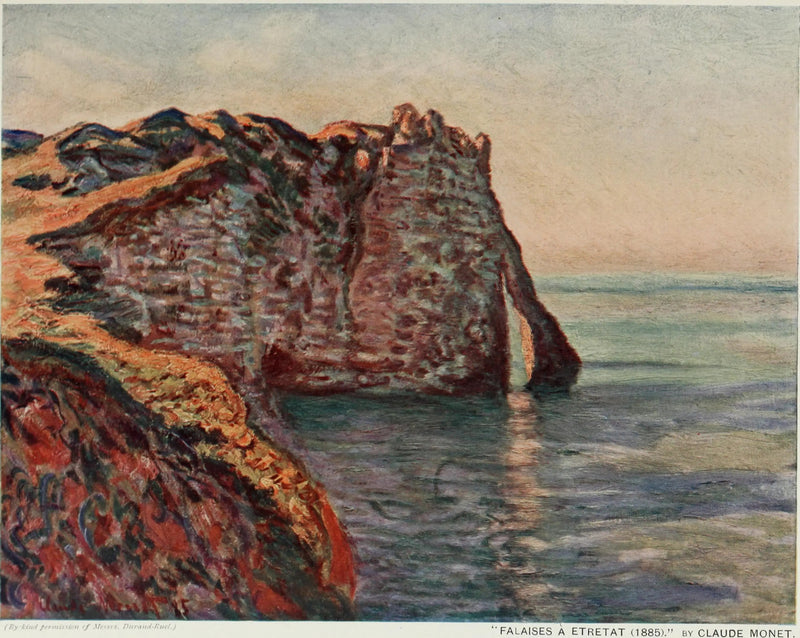 La Scogliera e la Porta d'Aval - Claude Monet