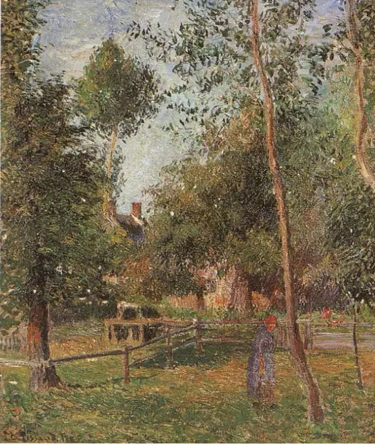 Il Clos Crespin a Éragny - Camille Pissarro