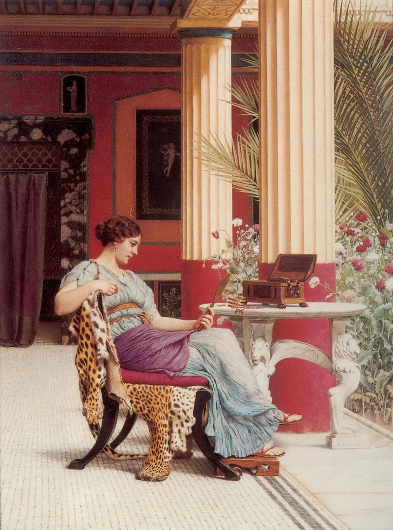Il cofanetto per gioielli - John William Godward
