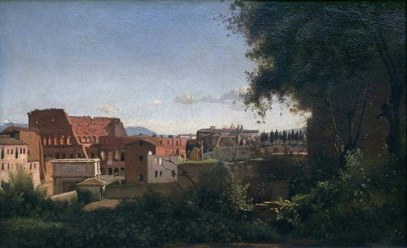 Il Colosseo visto dai giardini Farnese - Jean-Baptiste Camille Corot