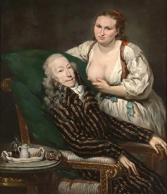 Il conte Franz de Paula Graf von Hartig e sua moglie Eleanore come Caritas Romana - Barbara Krafft
