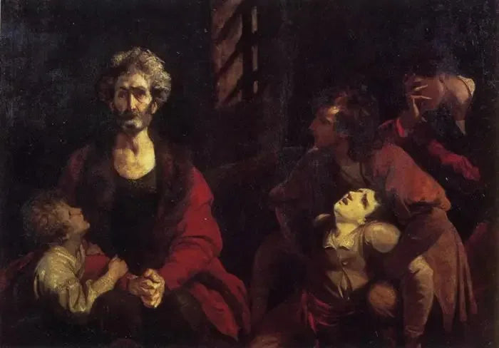 Il conte Ugolino e i suoi figli nella prigione - Joshua Reynolds