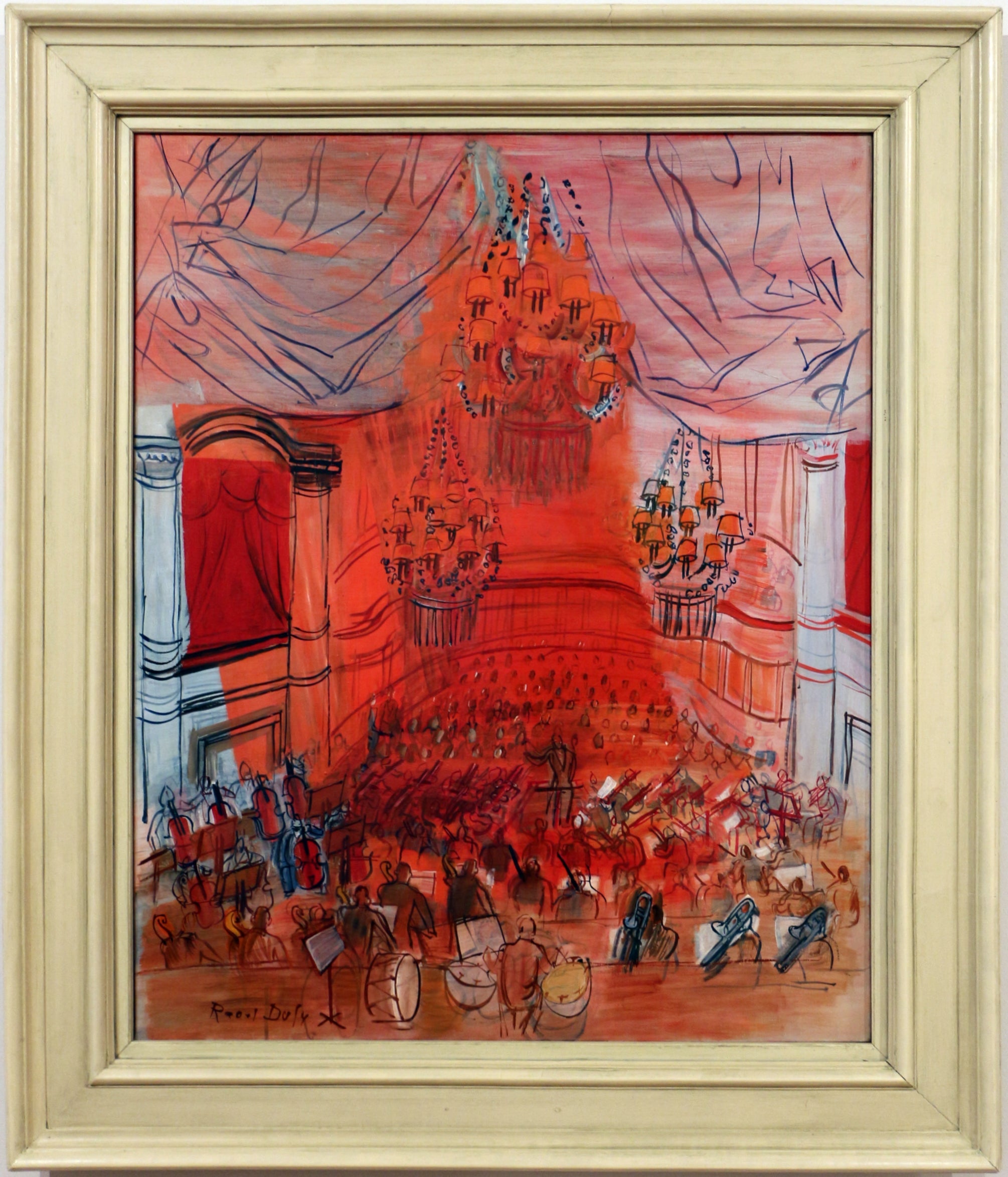 Le concert rouge - Raoul Dufy image 1 reproduction réalisée par Alpha Reproduction