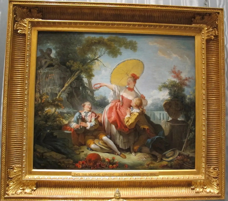 Il concorso musicale - Jean-Honoré Fragonard