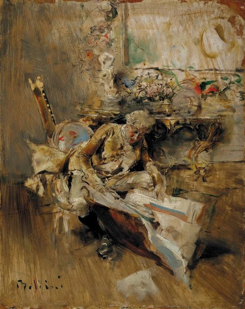 Il conoscitore d'arte - Giovanni Boldini