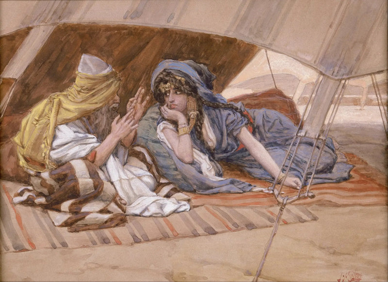 Il consiglio di Abram a Saraï - James Tissot