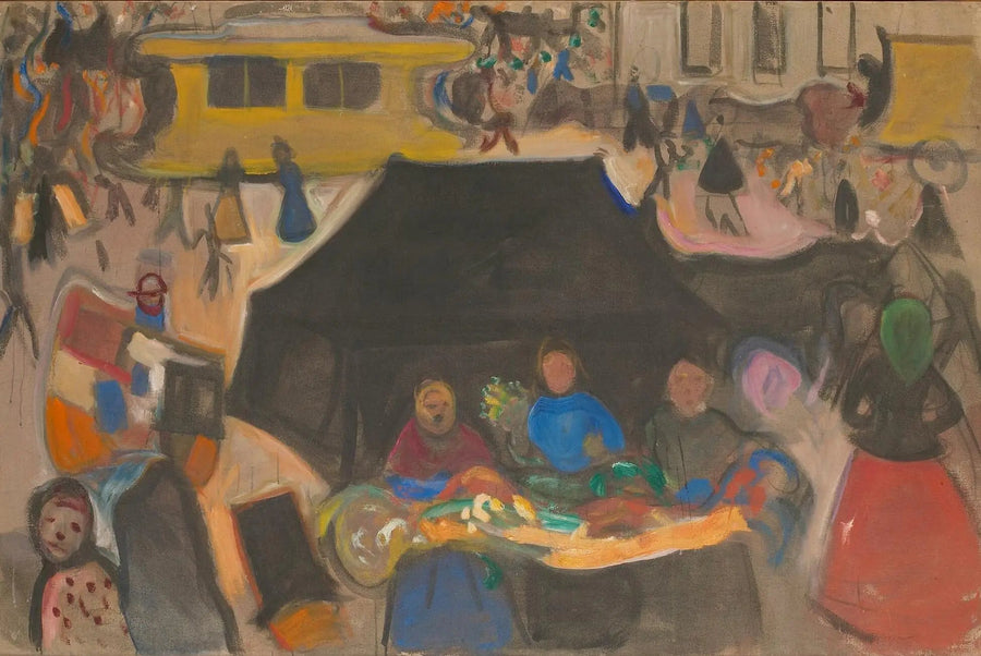 Il Carro Funebre sulla Potsdamer Platz - Edvard Munch