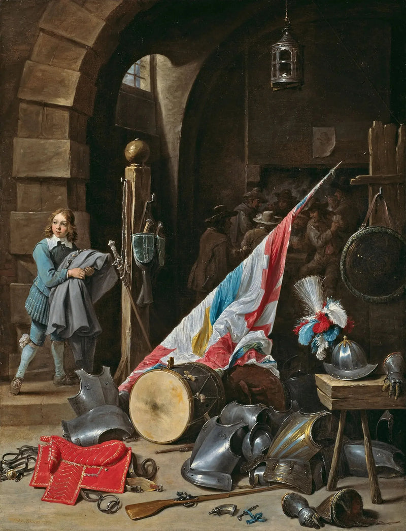 La caserma - David Teniers il Giovane