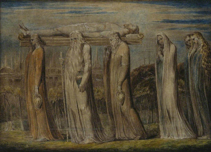 Il corpo di Cristo portato alla tomba - William Blake