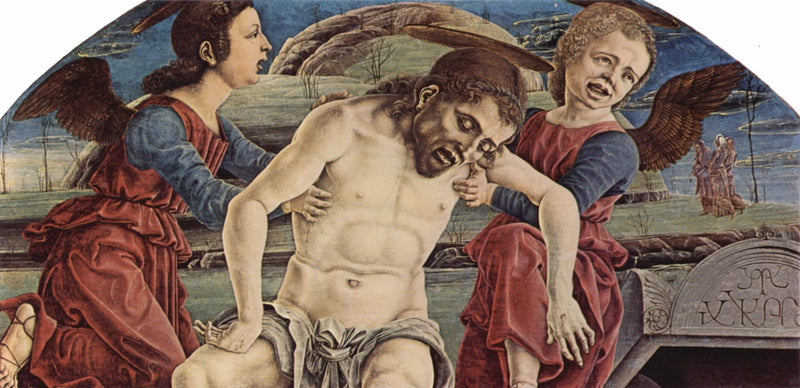 Il corpo di Cristo portato dagli angeli - Cosmé Tura