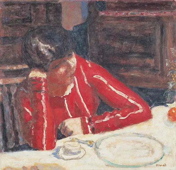Il Corsetto rosso - Pierre Bonnard