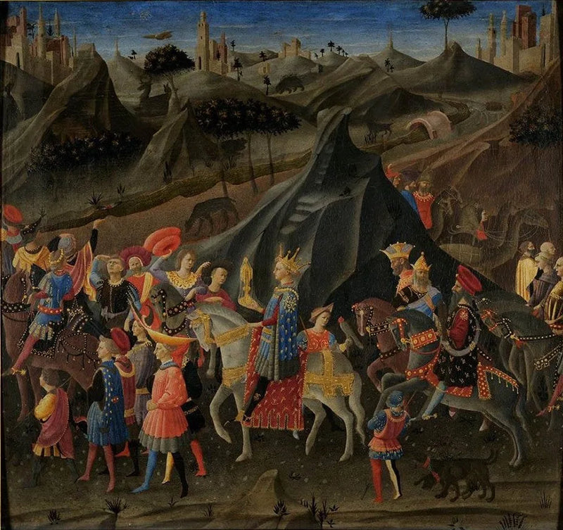 il corteo dei Re Magi - Zanobi Strozzi