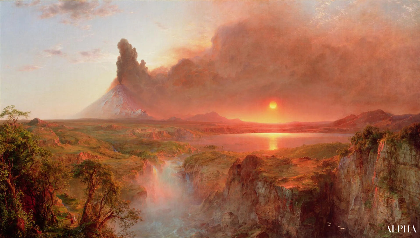 Le Cotopaxi - Frederic Edwin Church - Reproductions de tableaux et peintures haut de gamme