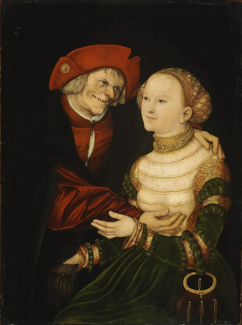 La coppia mal assortita II - Lucas Cranach il Vecchio