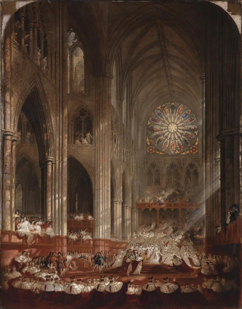 La incoronazione della regina Vittoria - John Martin