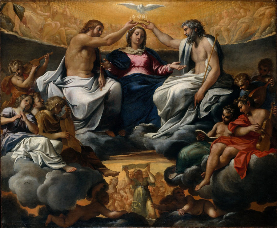 La Coronazione della Vergine - Annibale Carracci