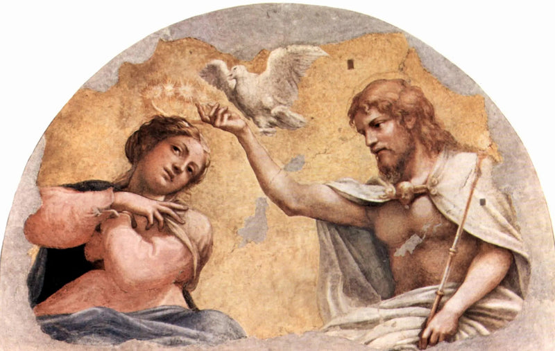 La Coronazione della Vergine - Antonio da Correggio