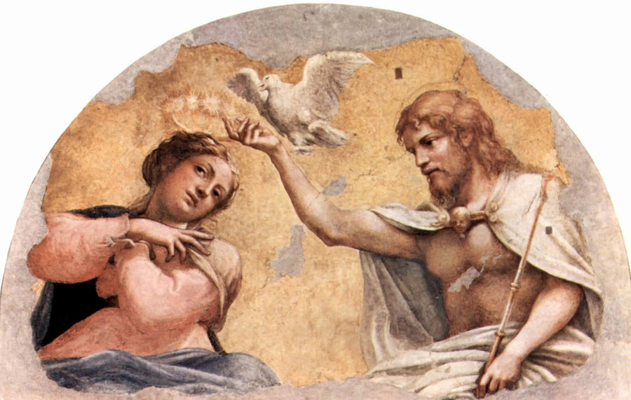 La Coronazione della Vergine - Antonio da Correggio