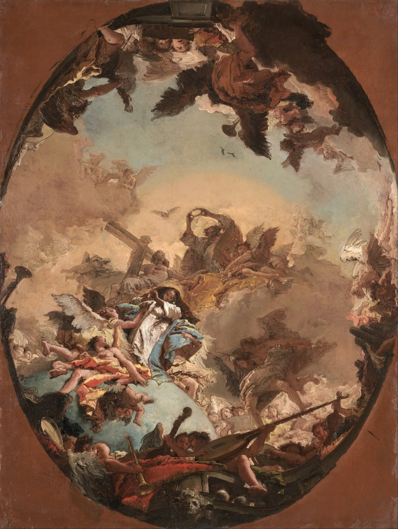 Il coronamento della Vergine - Giovanni Battista Tiepolo