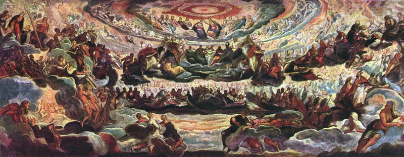 La Coronazione della Vergine - Jacopo Tintoretto