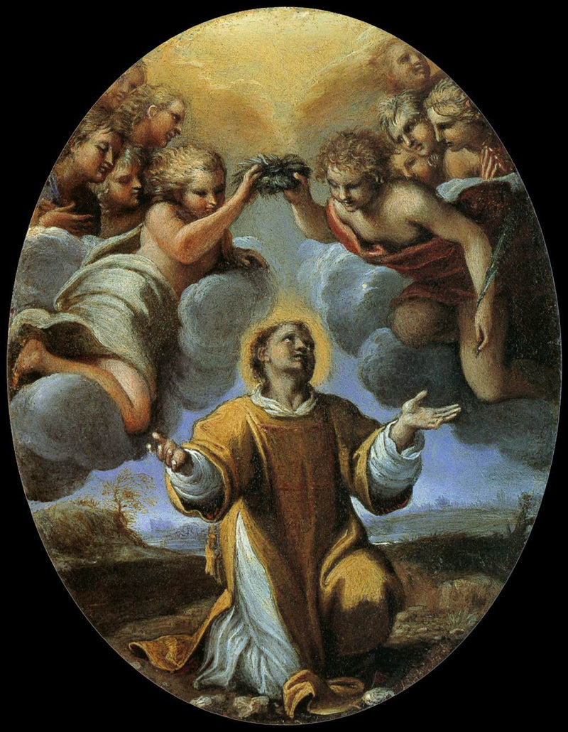 La incoronazione di san Stefano - Annibale Carracci