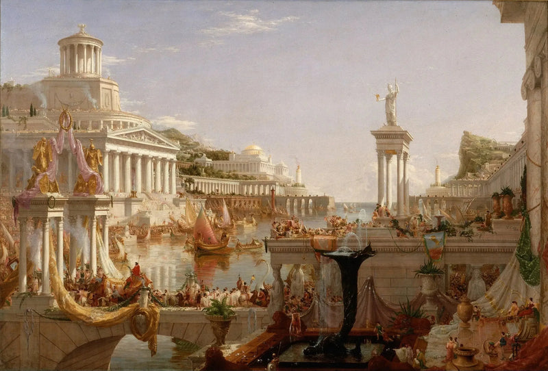 Il Corso dell'Impero : Consumo - Thomas Cole